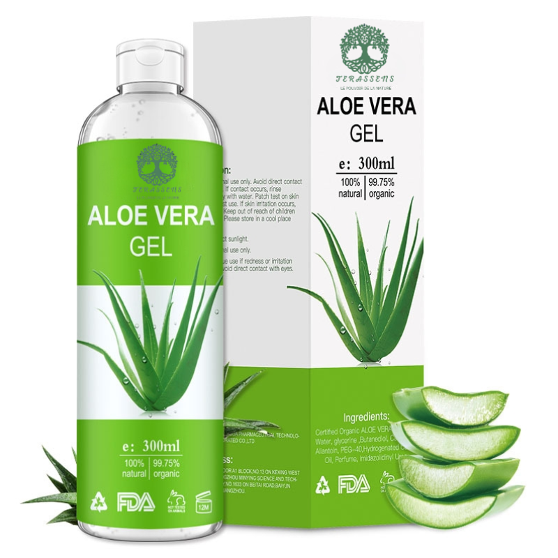 Gel apaisant à l'aloe vera - Soin réparateur visage et corps. Terassens Provence