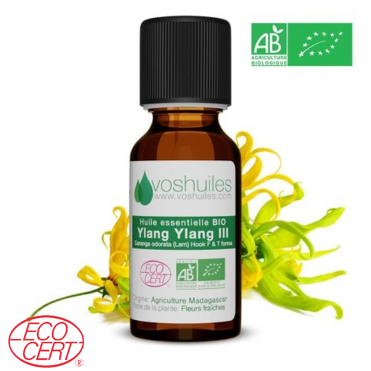 Huile Essentielle BIO d'Ylang Ylang III Terassens Provence