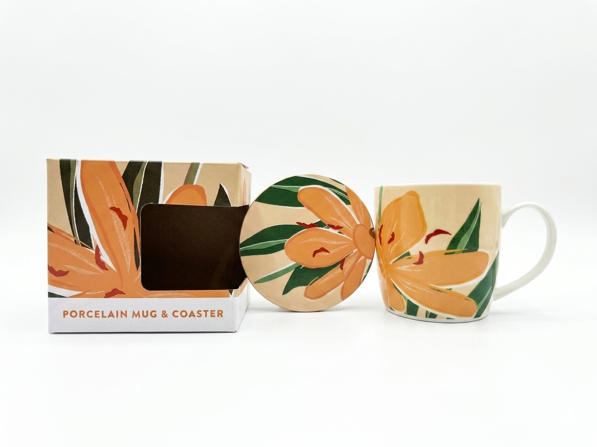 Mug Porcelain orange gainsboroughgiftware
