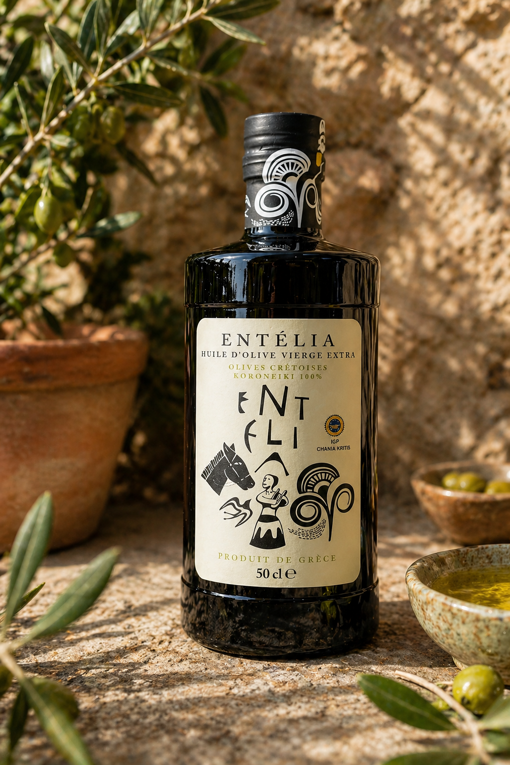 Huile d'olive grec bio Terassens Provence