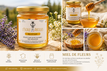 Miel De Fleurs L'escale des abeilles