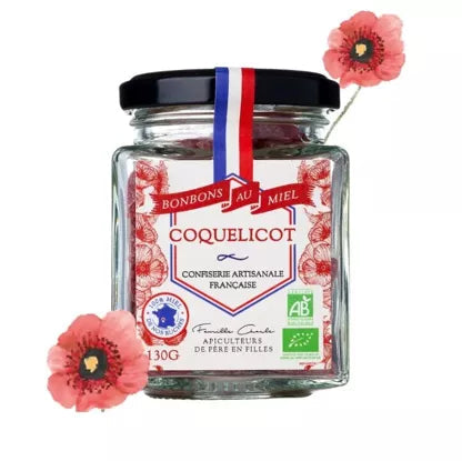 Bonbons au Miel & Coquelicot LES ABEILLES DE MALESCOT