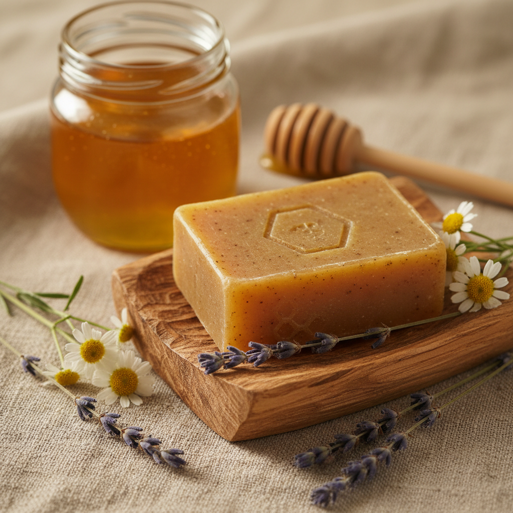 Savon au Miel artisanal Terassens Provence, lavande et miel de Provence