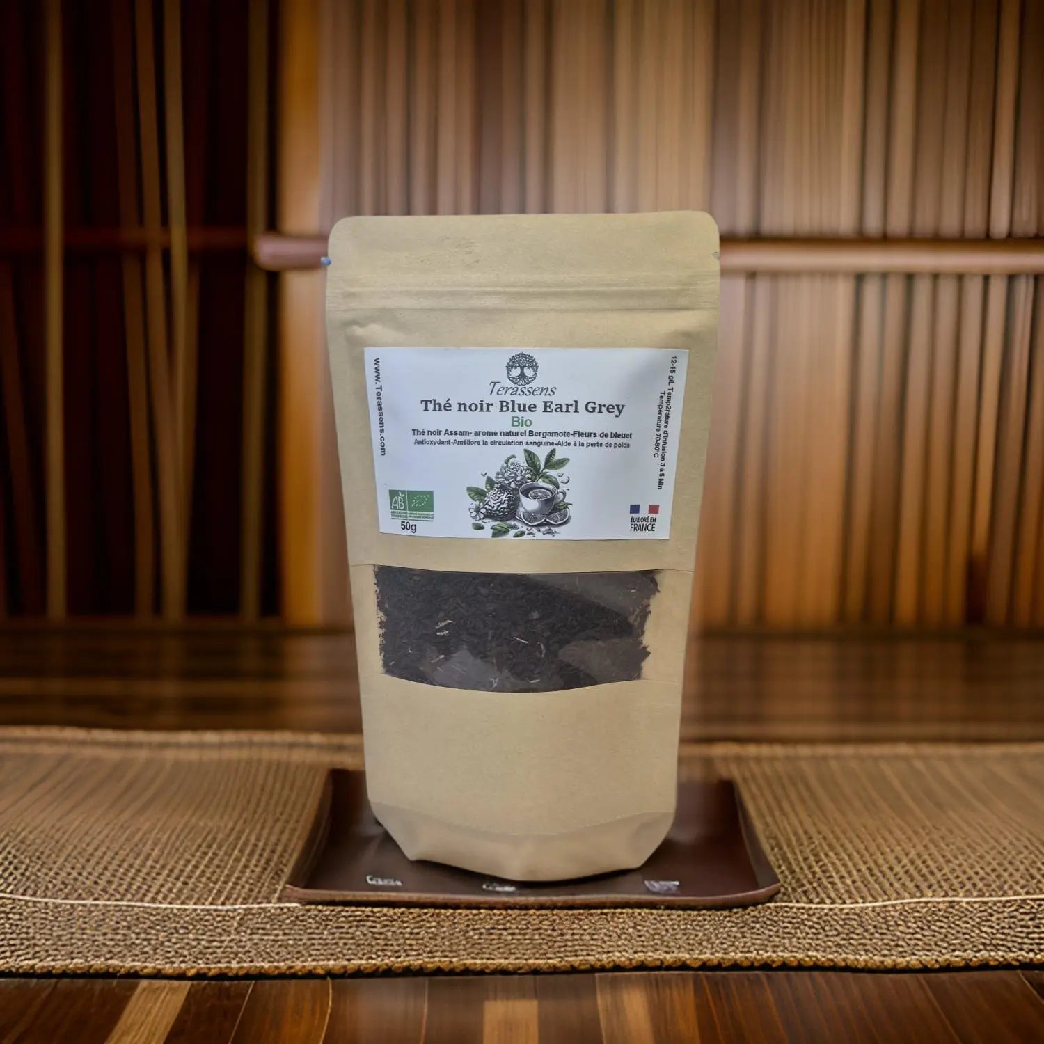 Thé noir Earl grey Terassens Provence