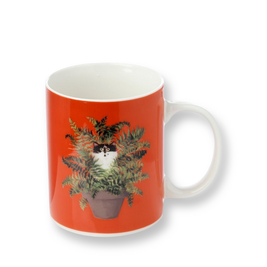 Mug en Céramique avec Illustration de Chat par Kim Haskins Terassens Provence